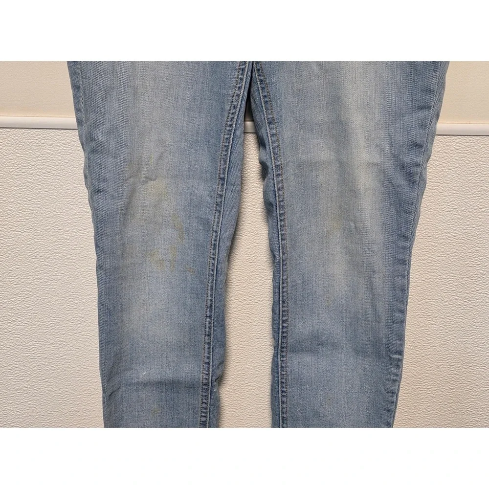 Old Navy High-Waisted Rockstar Super Skinny‎ Jeans Distressed Hem Size 6